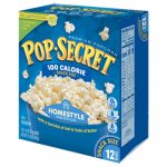 Microwave Popcorn, Homestyle, 1.2 oz Bags, 12/Box