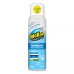 Ready-To-Use Disinfectant/Fabric & Air Freshener 360 Spray, Fresh Linen, 14 oz Can, 12/Carton