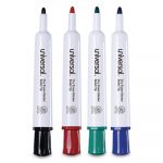 Dry Erase Marker, Medium Bullet Tip, Assorted Colors, 4/Set