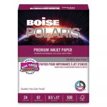 POLARIS Premium Inkjet Paper, 97 Bright, 24lb, 8.5 x 11, White, 500/Ream