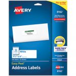 Easy Peel White Address Labels w/ Sure Feed Technology, Inkjet Printers, 1.33 x 4, White, 14/Sheet, 25 Sheets/Pack