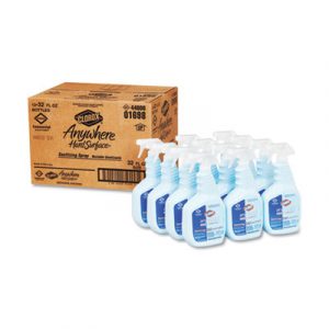 Anywhere Hard Surface Sanitizing Spray, 32oz Spray Bottle, 12/Carton