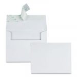 Greeting Card/Invitation Envelope, A-2, Square Flap, Redi-Strip Closure, 4.38 x 5.75, White, 100/Box