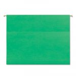 TUFF Hanging Folders with Easy Slide Tab, Letter Size, 1/3-Cut Tab, Green, 18/Box