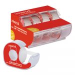 Invisible Tape with Handheld Dispenser, 3/4" x 300", Clear, Matte, 4 per pack
