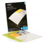 SelfSeal Self-Adhesive Laminating Pouches & Single-Sided Sheets, 3 mil, 9" x 12", Gloss Clear, 50/Pack