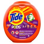 Detergent Pods, Spring Meadow Scent, 72 Pods/Pack, 4 Packs/Carton
