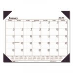 Recycled Workstation-Size One-Color Monthly Desk Pad Calendar, 18 1/2 x 13, 2020