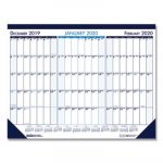 Three Month Desk Pad Calendar, 22 x 17, 2019-2021