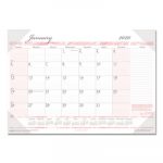 Recycled Breast Cancer Awareness Monthly Desk Pad Calendar, 22 x 17, 2020