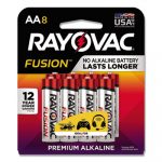 Fusion Advanced Alkaline Batteries, AA, 8/Pack