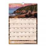 Scenic Monthly Wall Calendar, 12 x 17, 2020