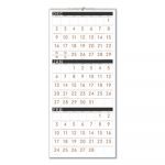 Contemporary Three-Monthly Reference Wall Calendar, 12 x 27, 2019-2021