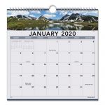 Landscape Monthly Wall Calendar, 12 x 12, 2020