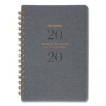 Signature Collection Heather Gray Planner, 8 1/2 x 5 3/4, 2020-2021