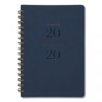 Signature Collection Firenze Navy Weekly/Monthly Planner, 8 1/2 x 5 3/8, 2020-2021