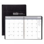 Recycled Ruled Monthly Planner, 14-Month Dec.-Jan., 8 3/4 x 6 7/8, Black, 2019-2021