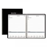 Recycled Meeting Note Planner, 11 x 8 1/2, Black/Blue, 2020