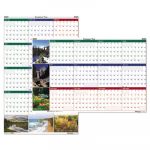 Recycled Earthscapes Nature Scene Reversible Yearly Wall Calendar, 24 x 37, 2020