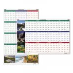 Recycled Earthscapes Nature Scene Reversible Yearly Wall Calendar, 32 x 48, 2020