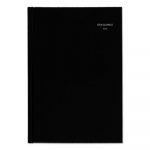 Hard-Cover Monthly Planner, 11 7/8 x 7 7/8, Black, 2019-2021