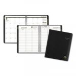Recycled Weekly/Monthly Classic Appointment Book, 8 3/4 x 7, Black, 2020