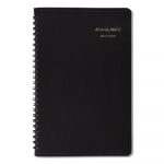 Weekly Appointment Book, Academic, 10 7/8 x 8 1/4, Black, 2019-2020