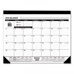 Monthly Refillable Desk Pad, 22 x 17, White, 2020