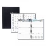 Recycled Academic Weekly/Monthly Appointment Book/Planner, 8 x 5, Black, 2019-2020