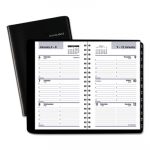 Weekly Pocket Appt Book, Phone/Address Tabs, 6 x 3 3/4, Black, 2020
