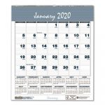 Bar Harbor Wirebound Monthly Wall Calendar, 6 x 7, Blue, 2020