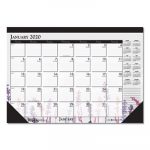 100% Recycled Contempo Desk Pad Calendar, 18 1/2 x 13, Wild Flowers, 2020