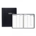 Recycled Two-Year Professional Weekly Planner, 11 x 8 1/2, Black, 2020-2021