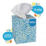 Boutique White Facial Tissue, 2-Ply, Pop-Up Box, 95/Box, 6 Boxes/Pack