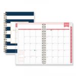 Day Designer Daily/Monthly Planner, 8 x 5, Navy/White, 2020