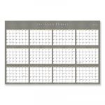Adrianna Laminated Calendar, 36 x 24, Taupe, 2020