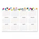 Ampersand Dots Laminated Wall Calendar, 36 x 24, 2020; 2019-2020