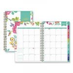Day Designer CYO Weekly/Monthly Planner, 8 x 5, White/Floral, 2020