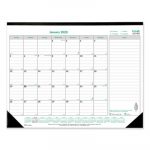 EcoLogix Monthly Desk Pad Calendar, 22 x 17, 2020