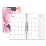 Joselyn Weekly/Monthly Wirebound Planner, 8 x 5, Light Pink/Peach/Black, 2020