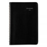 Daily Appointment Book with Hourly Appointments, 8 x 4 7/8, Black, 2020