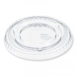Plastic Cold Cup Lid for 5 oz Cup, No Hole, Clear, 2500/Carton