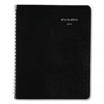 Open-Schedule Weekly Appointment Book, 8 3/4 x 6 7/8, Black, 2020