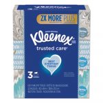 Trusted Care Facial Tissue, 2-Ply, White, 144/Box, 3 Bx/Pack, 12 Pk/Carton