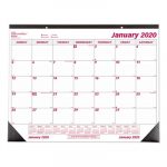 Monthly Deskpad Calendar, Chipboard, 22 x 17, 2020