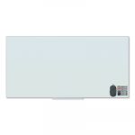 Floating Glass Dry Erase Board, 72 x 36, White