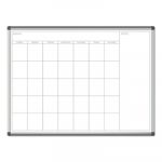 PINIT Magnetic Dry Erase Undated One Month Calendar, 48 x 36, White