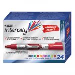 Intensity Tank-Style Advanced Dry Erase Marker, Broad Bullet Tip, Assorted, 24/Pack
