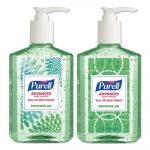 Advanced Hand Sanitizer Soothing Gel, Fresh Scent with Aloe and Vitamin E, 8 oz Pump Bottle, 4/Pack