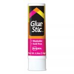 Permanent Glue Stics, White Application, 0.26 oz, Stick